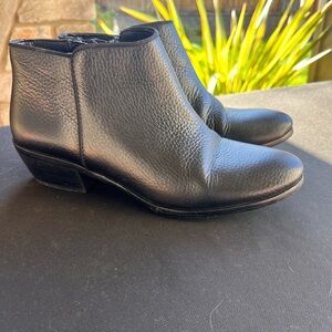 Sam Edelman Black Leather Women's Ankle Boots 8